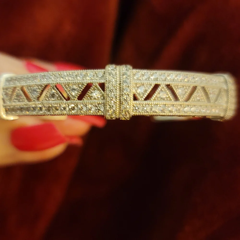 Ross-Simons Silver Bracelet W/ Jewelry Bag & Box
